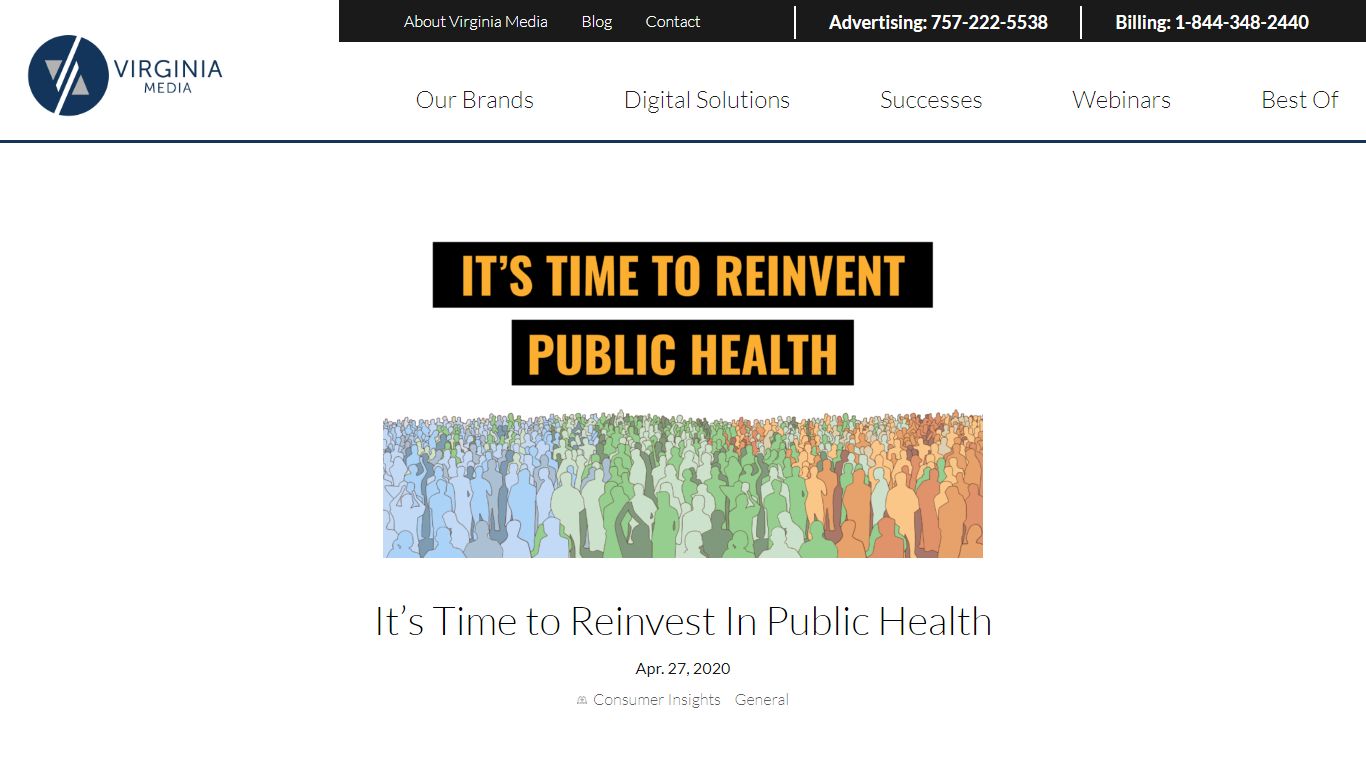 It's Time to Reinvest In Public Health - Virginia Media