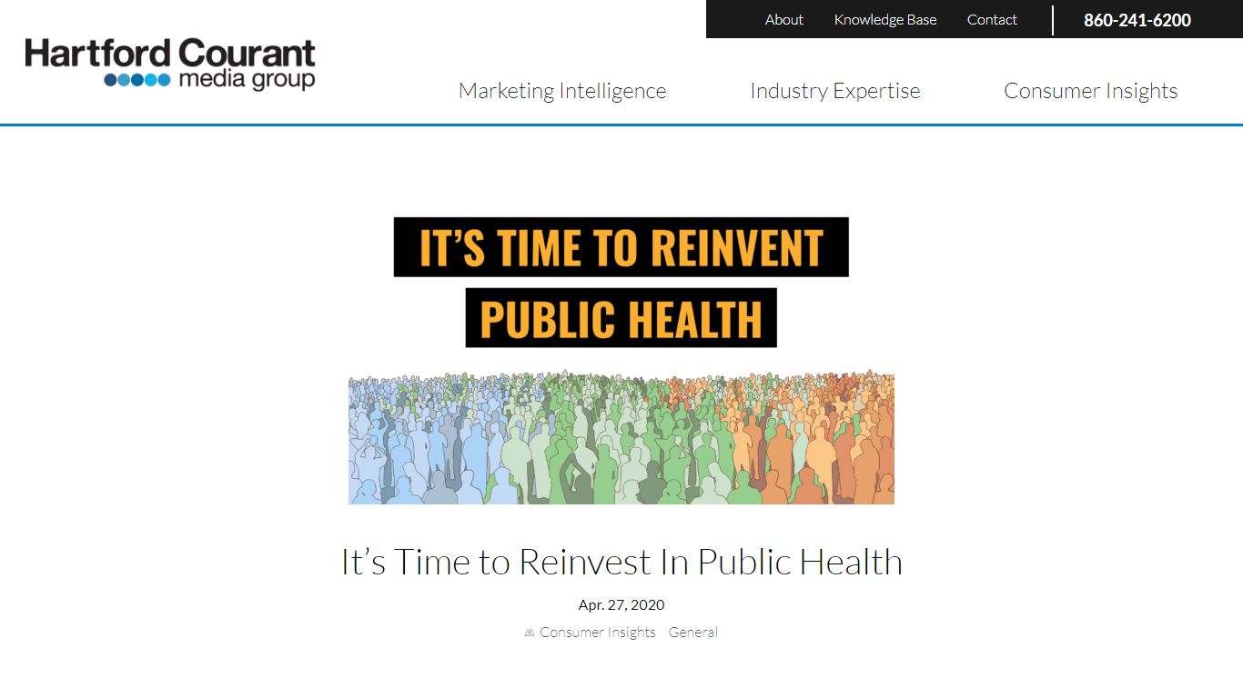 It’s Time to Reinvest In Public Health - Hartford Courant Media Group