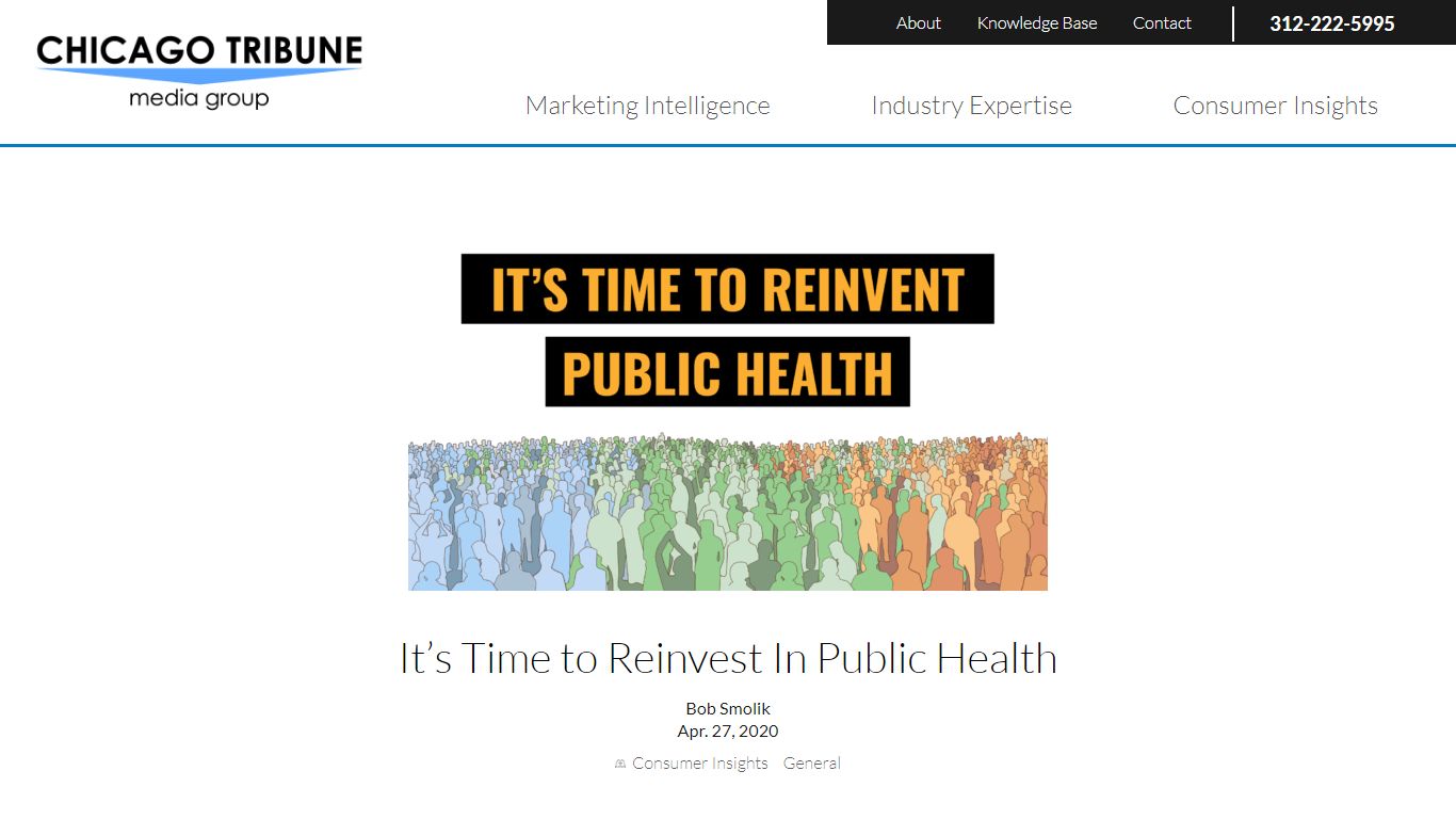 It's Time to Reinvest In Public Health - Chicago Tribune Media Group